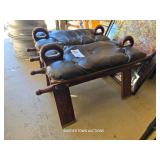 PAIR OF CAMEL SADDLES PAIR OF CAMEL SADDLES