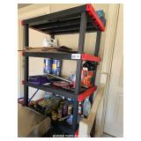 PLASTIC SHELF AND CONTENTS PLASTIC SHELF AND CONTENTS