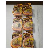 2008 INDIANA JONES FIGURES 6 COUNT