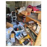 NEW PEX TUBING, TOOLS, CONTENTS OF TRAILER