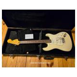SQUIRE STRATOCASTER AND HARD CASE