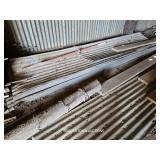 GROUP OF USED CORRUGATED SHEET IRON