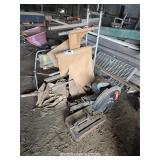 CUT OFF SAW, PAPER STAND, SPREADER