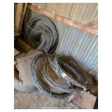 ROLLS OF USED BARB WIRE
