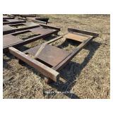 METAL ROCK QUARRY CART WITH WHEELS