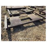 METAL ROCK QUARRY CART WITH WHEELS