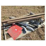 EXHAUST PIPES, SQ. TUBING, MISC.