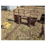 TWO SETS OF SKID STEER FORKS (ONE SET NEEDS...