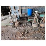 TWO SETS OF LARGE JACK STANDS