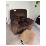 RECLINER AND OTTOMAN