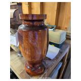 DECORATIVE WOOD VASE