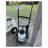 PUMP UP SPRAYER ON DOLLY