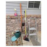 STEP LADDER, MISC. ITEMS