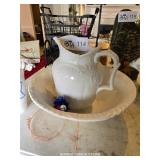 WATER PITCHER AND BASIN,