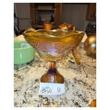 CARNIVAL GLASS FRUIT BOWL