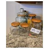 GLASS CANNISTER SET