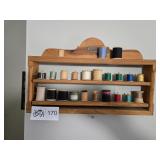 SEWING ITEMS AND SIGN