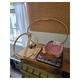 BASKET AND HOOPS