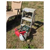 STEP LADDER, FUEL TANK, SPRAYERS