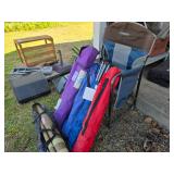 GROUP OF FOLDING CHAIRS