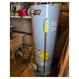GAS WATER HEATER AND UTILITY SINK