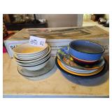 MISC. PLATES AND ELECTRIC SKILLET