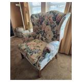 QUEEN ANNE STYLE ARM CHAIR