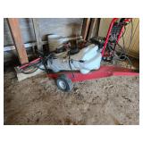 YARD SPRAYER ON TRAILER