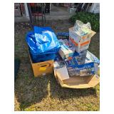 SMALL POOL AND VARIOUS SUPPLIES