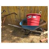 WHEEL BARROW AND TUB