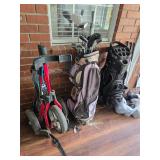 GOLF CLUBS, GOLF BAGS