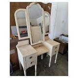 WICKER VANITY