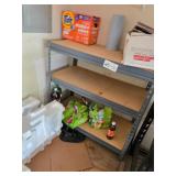 METAL SHELF AND CONTENTS