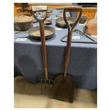 KEEN KUTTER SHOVEL,  TATER FORK