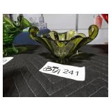 MCM VIKING KIWI GREEN GLASS BOWL