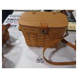 LONGABERGER WOVEN BASKET PURSE