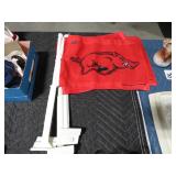 RAZORBACK WINDOW FLAG