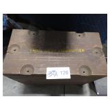 VINTAGE WOODEN AMMUNITION BOX