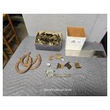 MISC. METAL ITEM LOT W/ HINGES