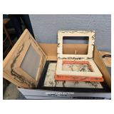 ELECTROCUTED WOOD FRAMES / WINE RACK