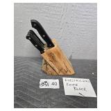 KNIFE BLOCK - ELECTROCUTED