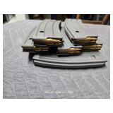 BLACKHAWK POUCH W/ 6 LOADED 223 MAGS   180 RNDS