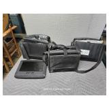 6 SEAT BACK DVD PLAYERS W/BAGS 7 HEADPHONES