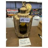 ANTIQUE LAMP & VASE