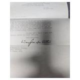 VETERANS LETTER / LETTER SIGNED DOUGLAS  McARTHUR
