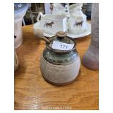 STONEWARE AND VASE