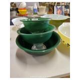 GLASS MIXING BOWLS