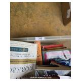 TUB OF MISC. BOOKS