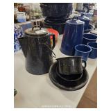 COWBOY COFFEE POT AND MUG