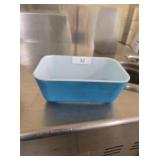 Blue and White Enamelware Rectangular Baking Dish